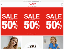 Tablet Screenshot of livera.nl